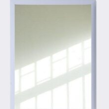 آینه سفید ساده 70*50 سفید فریم 3 سانتی PVC