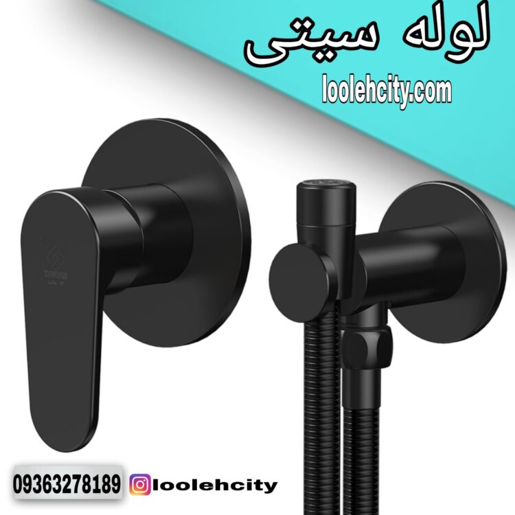 متعلقات توالت توکار لارا مشکي کاويان