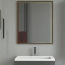 آینه ساده 50*70 عدسی فریم 3 سانتی متر